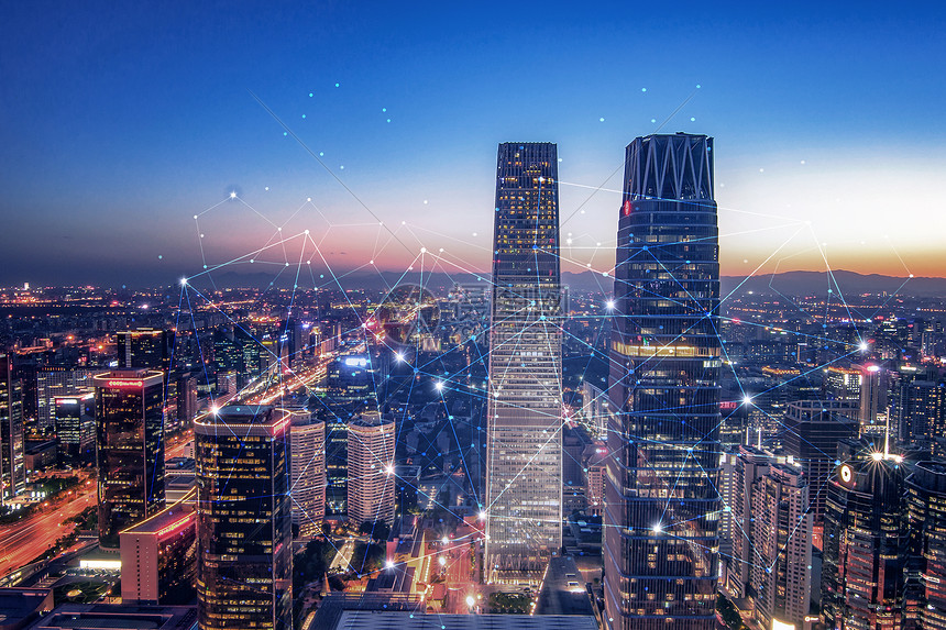 未来已来 探索城市科技背景图片素材的无限魅力